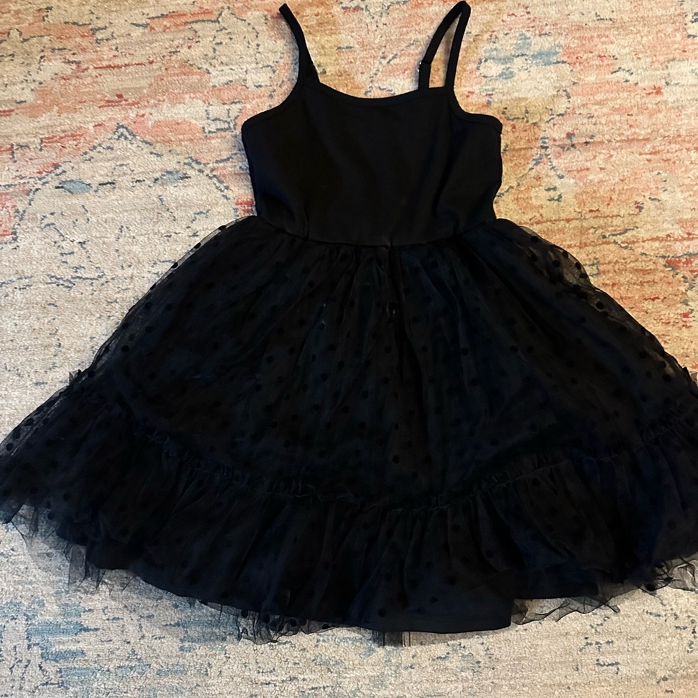Elegant Black Kids Casual Dress